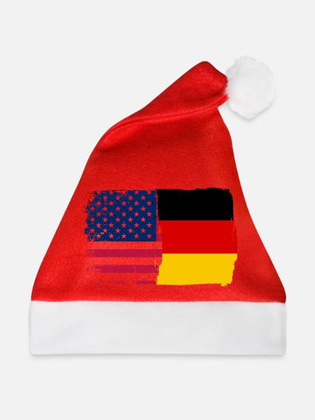 Stars and Stripes Splash - Weihnachtsmütze - Rot