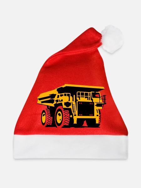 LKW - Weihnachtsmütze - Rot