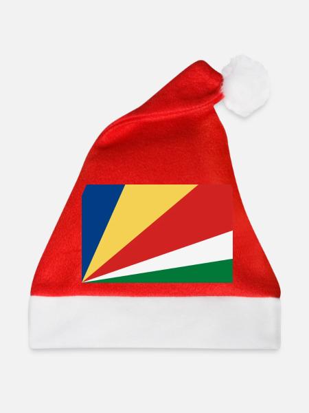 Farbgeometrie Streifen - Weihnachtsmütze - Rot