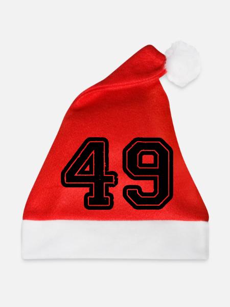 49 - Weihnachtsmütze - Rot
