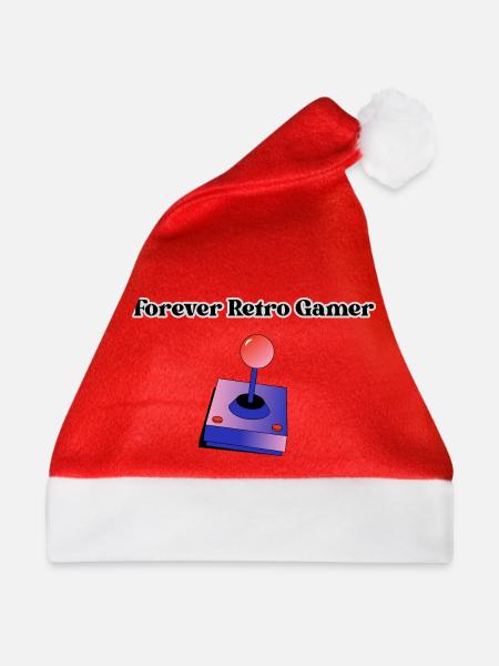 Forever Retro Gamer - Weihnachtsmütze - Rot