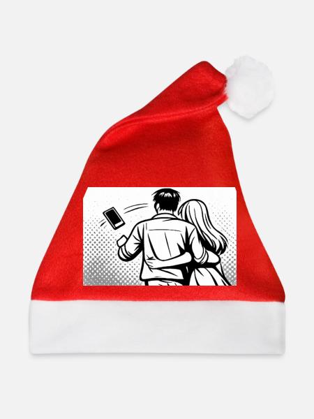no more digital love - Weihnachtsmütze - Rot