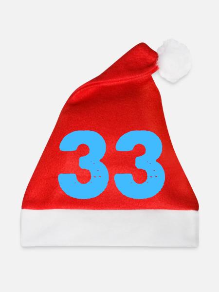 33 - Weihnachtsmütze - Rot