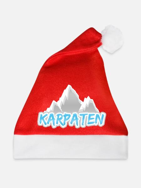 Berg Karpaten - Weihnachtsmütze - Rot