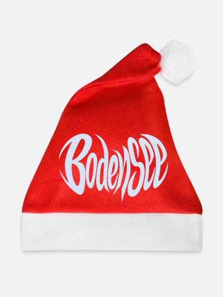 Bodensee Schriftzug - Weihnachtsmütze - Rot