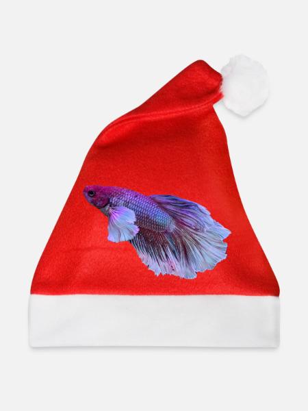 Bunter Betta Traum - Weihnachtsmütze - Rot