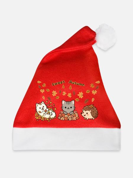 sweet Autumn Trio - Weihnachtsmütze - Rot