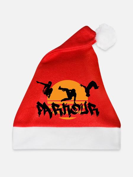 Parkour - Weihnachtsmütze - Rot