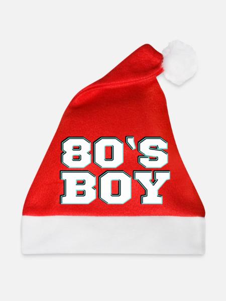 80er - Weihnachtsmütze - Rot