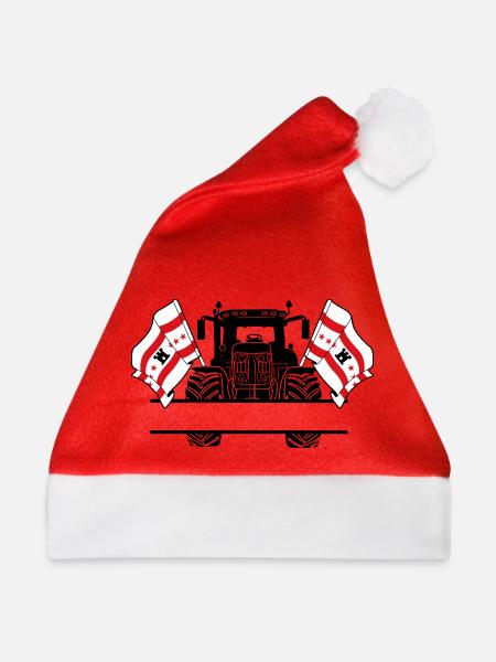 Drenthe_Tractor_Custom_Edition - Weihnachtsmütze - Rot