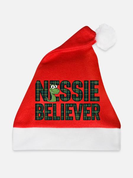 Nessie Believer - Weihnachtsmütze - Rot
