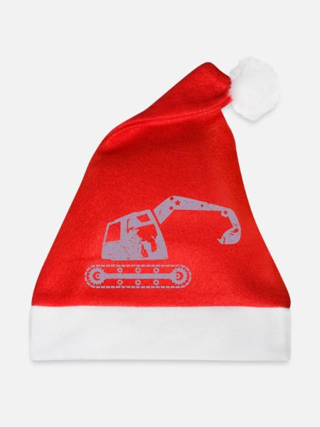 Bagger Baggerfahrer Baugeräteführer – - Weihnachtsmütze - Rot