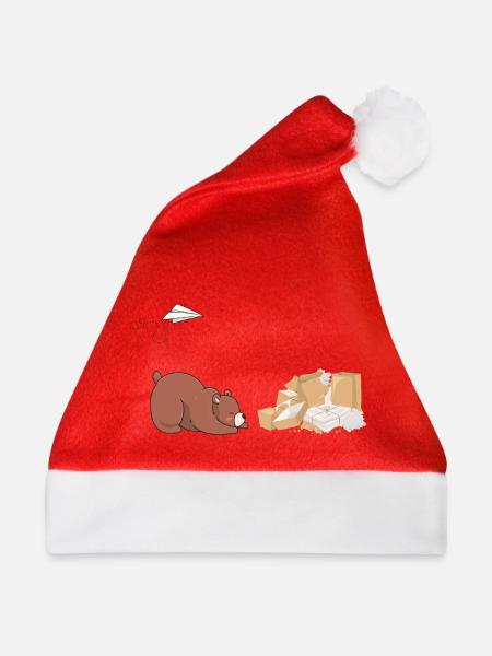 Bär & Papier - Weihnachtsmütze - Rot
