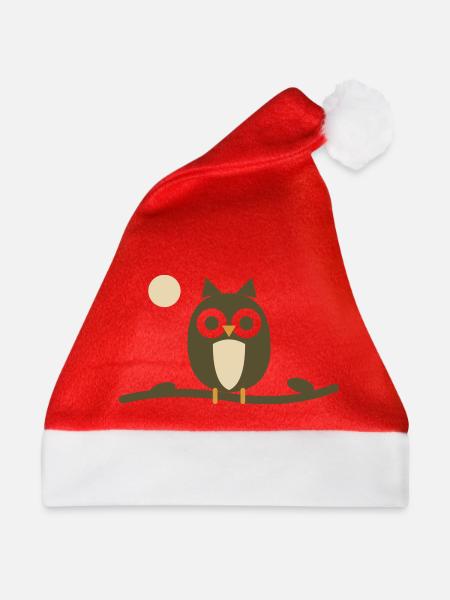 Olive Nachteule - Weihnachtsmütze - Rot
