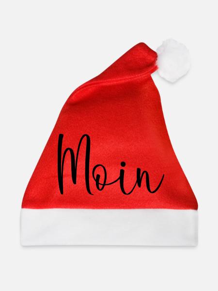 Moin sagen - Weihnachtsmütze - Rot