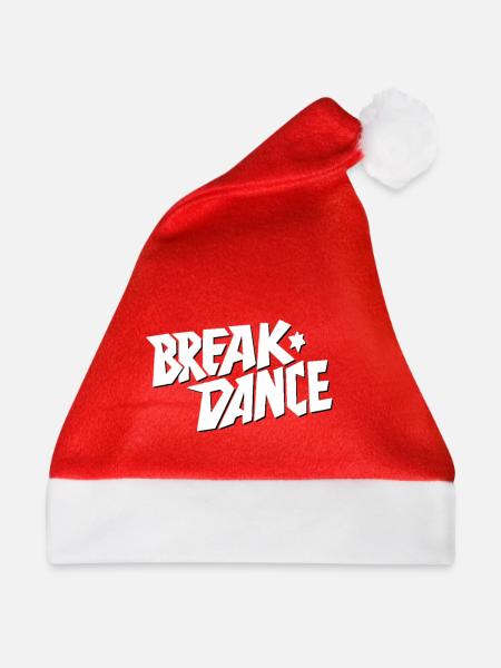 Tanzstil Breakdance Schriftzug - Weihnachtsmütze - Rot