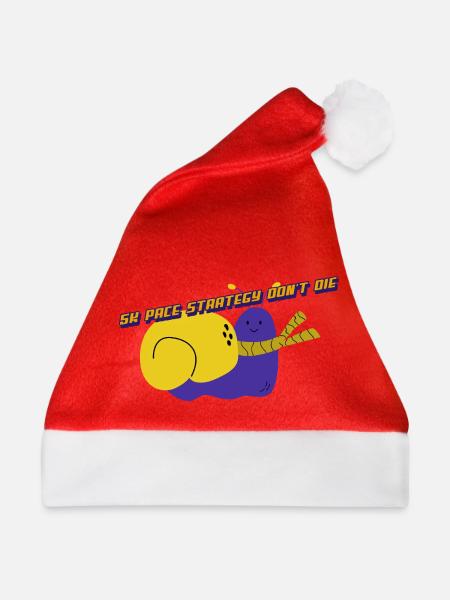 5K Pace Straregy Don't Die - Weihnachtsmütze - Rot