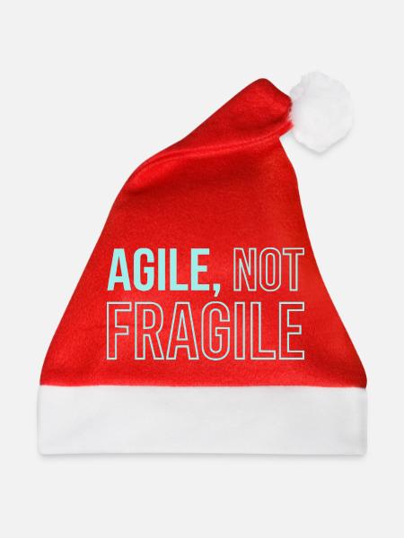 Agile Development, Scrum Coach Shirt - Weihnachtsmütze - Rot