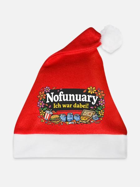 Nofunuary - Weihnachtsmütze - Rot