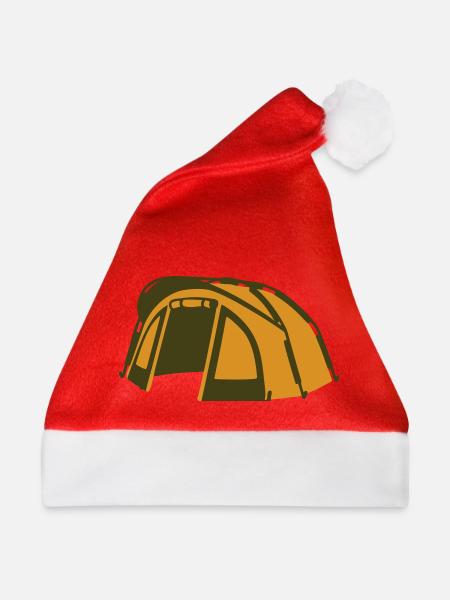 Karpfenzelt Bivvy Grafik - Weihnachtsmütze - Rot