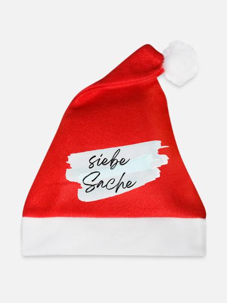 siebe Sache - Weihnachtsmütze - Rot - Vorne