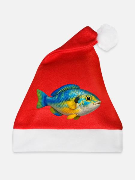 Bunter Fisch Aquarium Liebhaber - Weihnachtsmütze - Rot