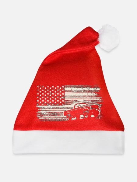 Robuste Americana-Lkw-Flagge - Weihnachtsmütze - Rot - Vorne