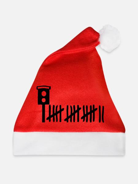 Radar Killer - Weihnachtsmütze - Rot - Vorne