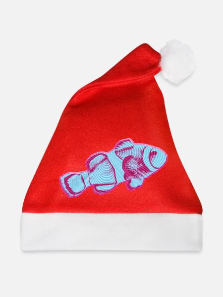 KapaKala Fisch Design - Weihnachtsmütze - Rot