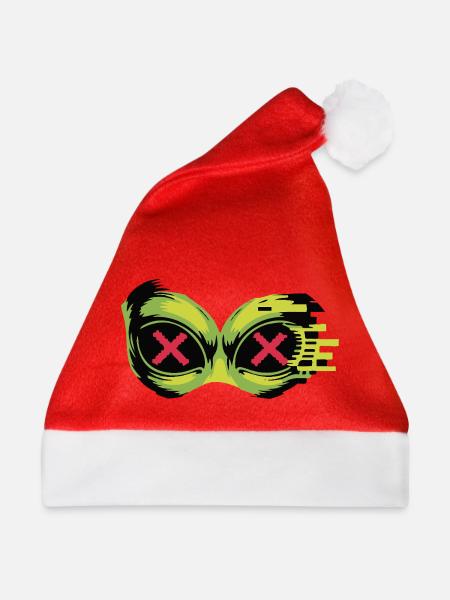 Neon X Schwimmbrille - Weihnachtsmütze - Rot