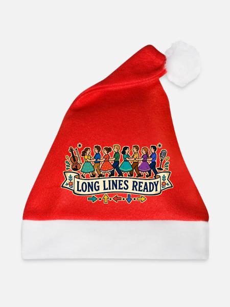 LONG LINES READY - Weihnachtsmütze - Rot