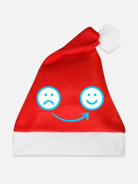 Smilie Colon - Weihnachtsmütze - Rot