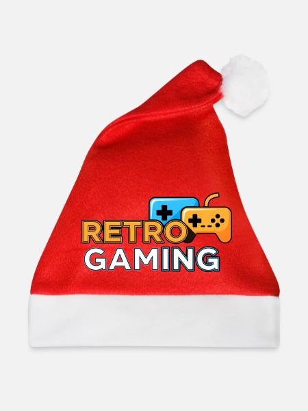 Retro Gaming - Weihnachtsmütze - Rot