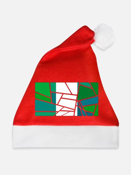 Flagge Nigeria - Weihnachtsmütze - Rot