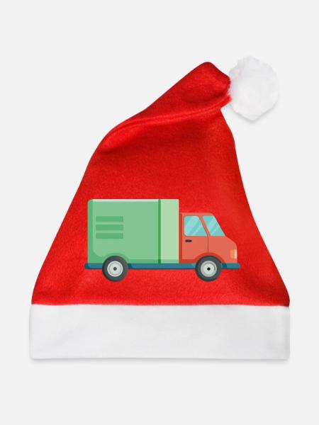 Lieferauto - Weihnachtsmütze - Rot