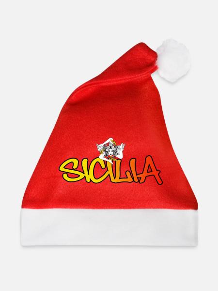 Sicilia - Weihnachtsmütze - Rot