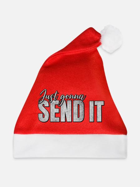 Just Gonna Send It - Weihnachtsmütze - Rot