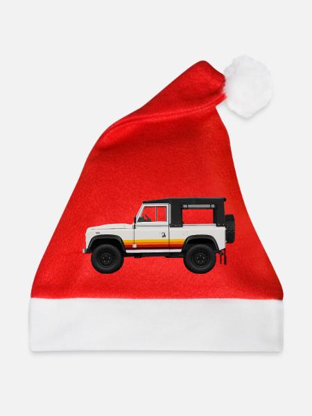 Retromodell Offroad Design Defender - Weihnachtsmütze - Rot