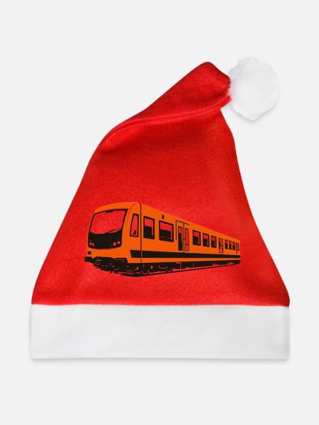 Helsinki Metro M300 - Weihnachtsmütze - Rot