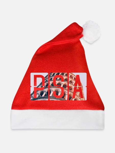 Flughafen Pisa PSA - Weihnachtsmütze - Rot