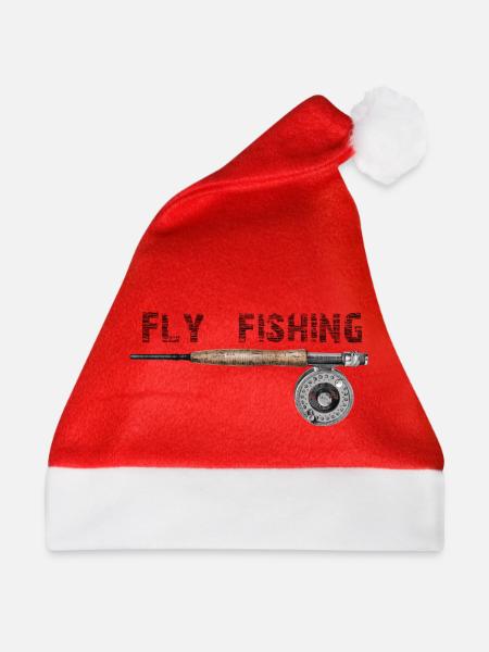 Fly fishing - Weihnachtsmütze - Rot