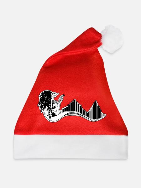 Lizzard tekk - Weihnachtsmütze - Rot