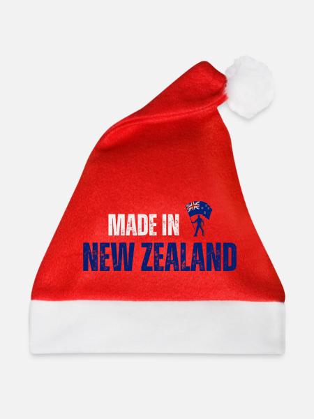 Hergestellt in Neuseeland - Weihnachtsmütze - Rot