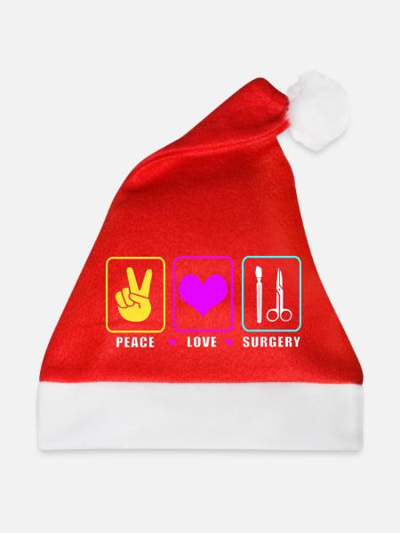 Chirurg Chirurgie CTA - Weihnachtsmütze - Rot