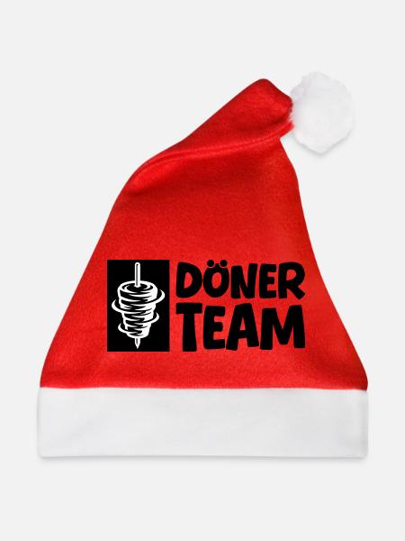 Döner Team - Weihnachtsmütze - Rot