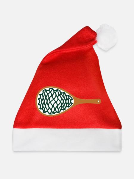Kescher Angeln Fisch Icon - Weihnachtsmütze - Rot