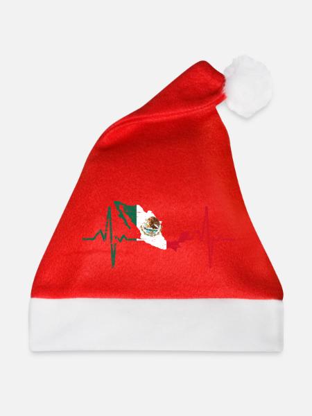 Mexico - Weihnachtsmütze - Rot - Vorne