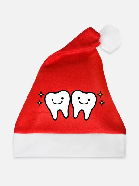 Zahn Niedlich - Weihnachtsmütze - Rot