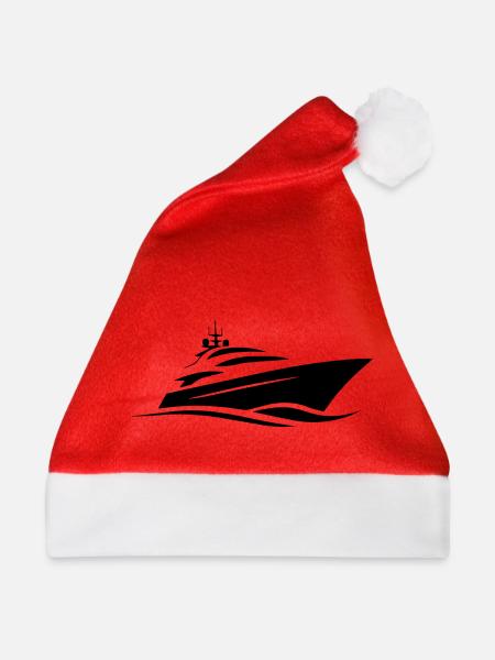 Yacht - Weihnachtsmütze - Rot