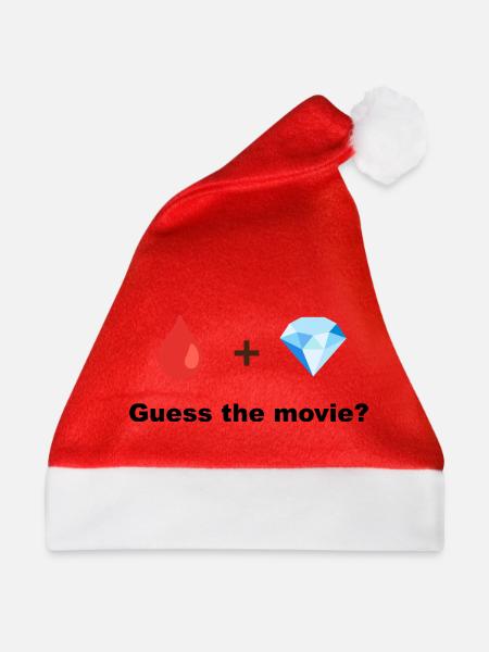 Red Drop und Diamond - Weihnachtsmütze - Rot